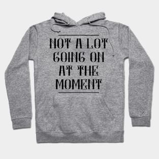 Not A Lot Going On At The Moment Hoodie